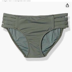 NWOT SEAFOLLY ACTIVE MULTI STRAP HIPSTER BIKINI BOTTOM size 6 US